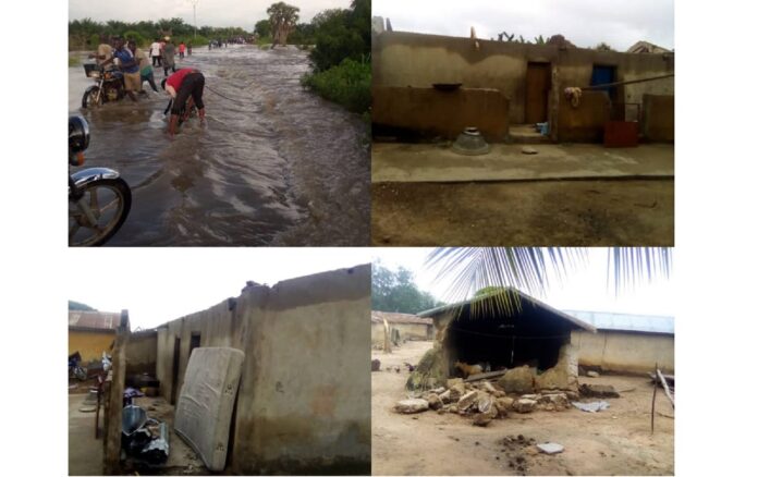 Togo-Intempéries à Anié et Est-Mono : Ponts et routes inondés, récoltes dévastées, la population dans le désarroi
