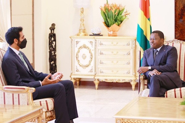 Togo-Faure Gnassingbé reçoit un diplomate émirati à Lomé