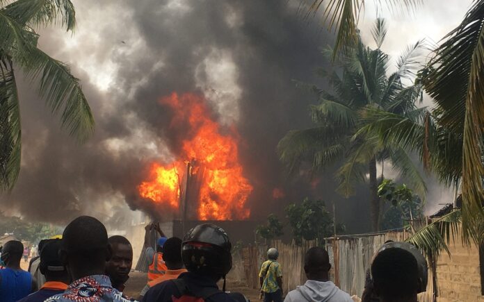 Togo-Incendie dans une société de fabrication de matelas
