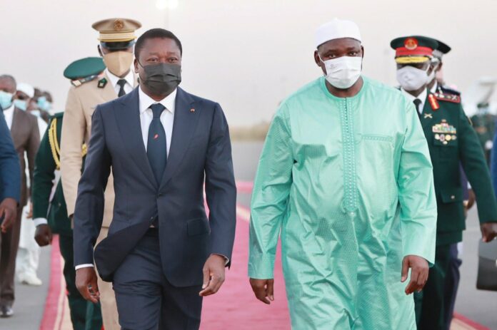 Togo-Faure Gnassingbé en Gambie chez Adama Barrow