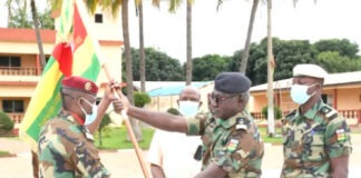 Bouwakibè Ali, nouveau chef de corps du Régiment Parachutiste Commando