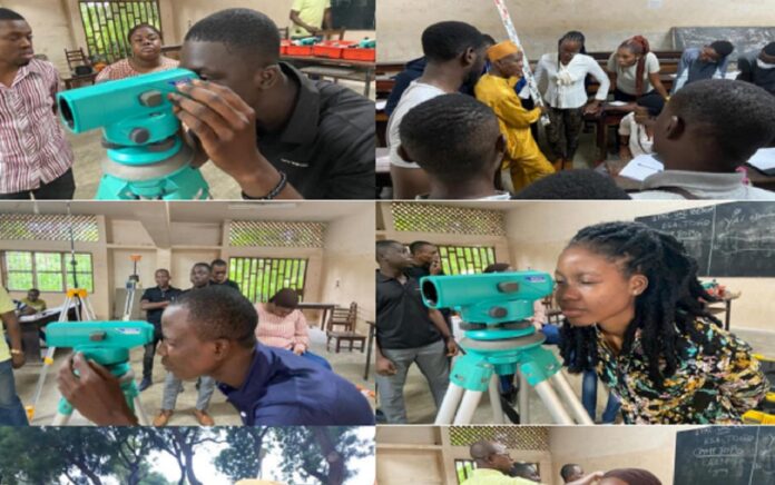 Togo-Phase pratique de la formation à l’ESA : Les étudiants de génie civile dans les laboratoires ultra-modernes à l’EPAC de l’Université d’Abomey-Calavi