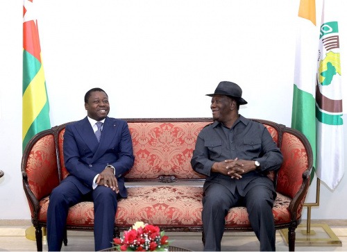 Entretien à Abidjan entre le chef de l’État et Alassane Ouattara