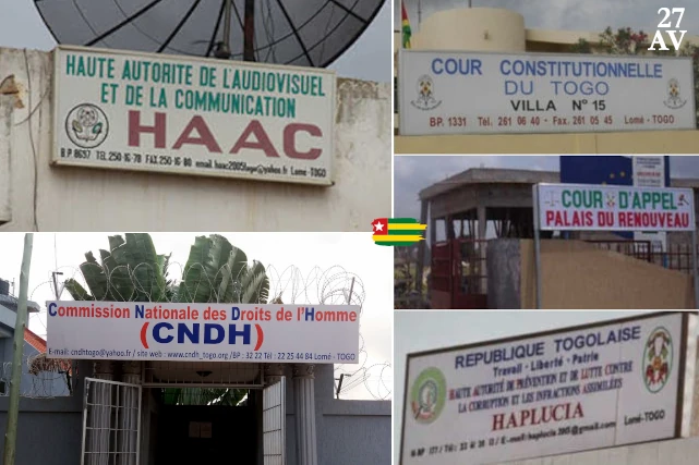 institutions minées Togo