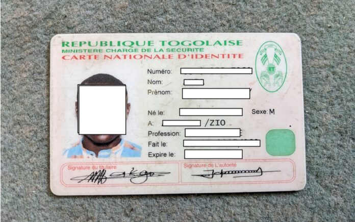 Voici le nombre de Togolais détenant une carte d’identité